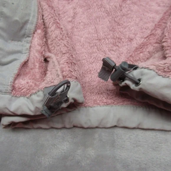 The North Face Jacket Youth XL Pink Interchange Fuzzy Fleece Full Zip Outdoor - Picture 10 of 16